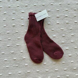 NWT Jamie Kay Erin Sock - Rose 2Y-4Y
